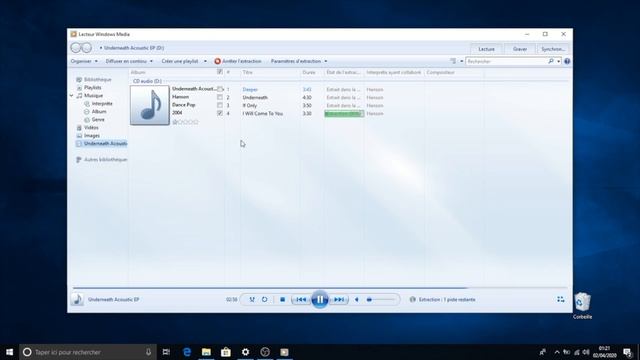 Windows 10 : Copier un CD-audio de musique sur un PC facilement pour l'avoir en CLONE смотреть онлайн