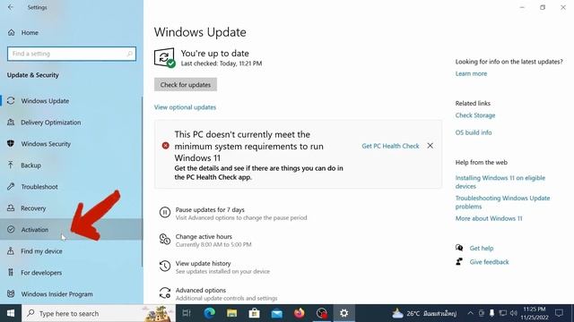 วิธีเพิ่มภาษาไทยและตัวหนอนใน Windows10 .................................และวิธี Activate смотреть онлайн
