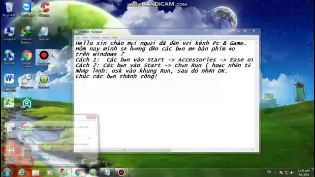 #3 Hướng dẫn bật bàm phím ảo trên Windows 7 смотреть онлайн