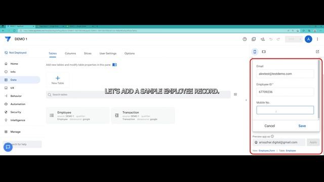 Appsheet Episode 1 : How to create an app within 5 minutes! смотреть онлайн