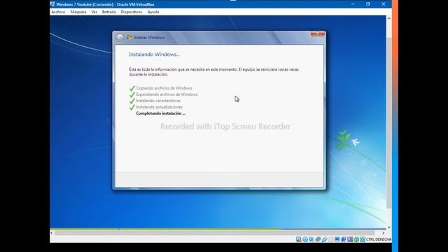 Instalación de Windows 7 Español en Virtualbox смотреть онлайн
