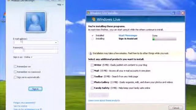 How to install and use msn messnger for instant chat and cal смотреть онлайн