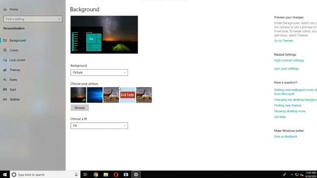 How To Change Desktop Background Windows 10 смотреть онлайн