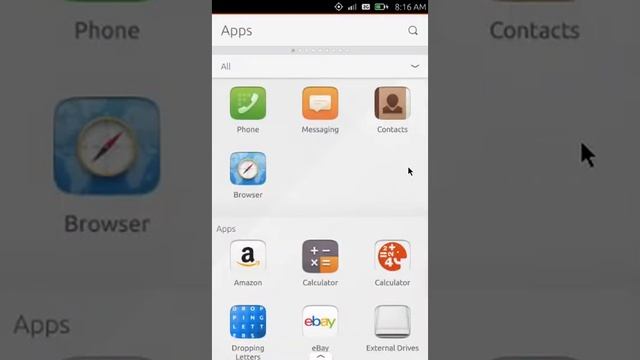 Ubuntu Phone swipe gestures смотреть онлайн