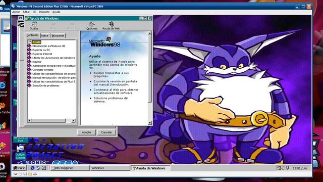 Windows 98 Second Edition Plus Virtual PC 2004 2007 смотреть онлайн