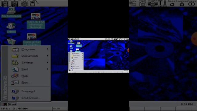 meu windows 95 no bochs Pc emulador! смотреть онлайн