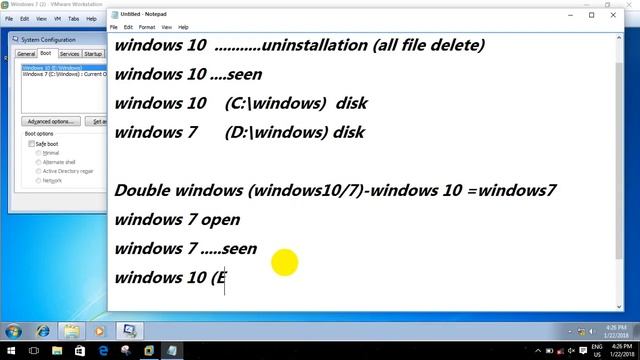 How to remove additional windows from installing two windows on your computer? смотреть онлайн