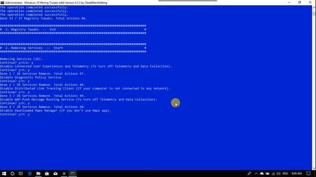 Windows 10 Mining Tweaks | By DeadManWalking смотреть онлайн
