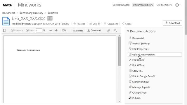 Alfresco Process for Write Review смотреть онлайн