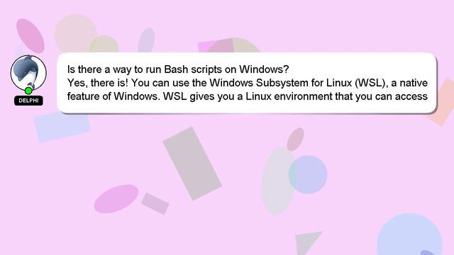 Is there a way to run Bash scripts on Windows? смотреть онлайн