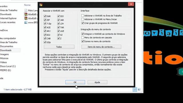 Como instalar o WinRar 5.10 смотреть онлайн
