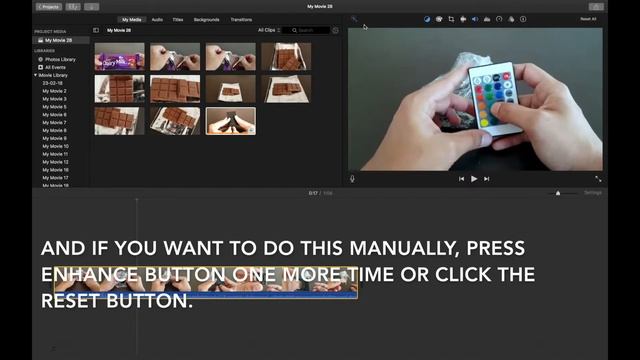 HOW TO AUTOMATICALLY ENHANCE VIDEO IN IMOVIE MAC смотреть онлайн