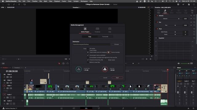 DaVinci Resolve Media Management Tool