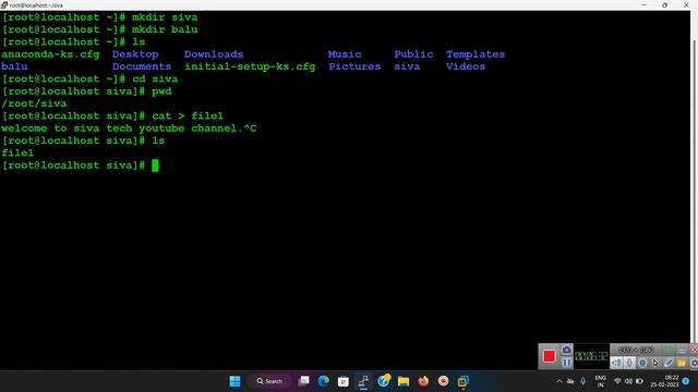 Linux-CentOs -Basic commands in telugu смотреть онлайн