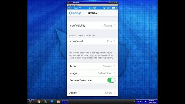 Using Grabby on iOS 8.1.2 смотреть онлайн