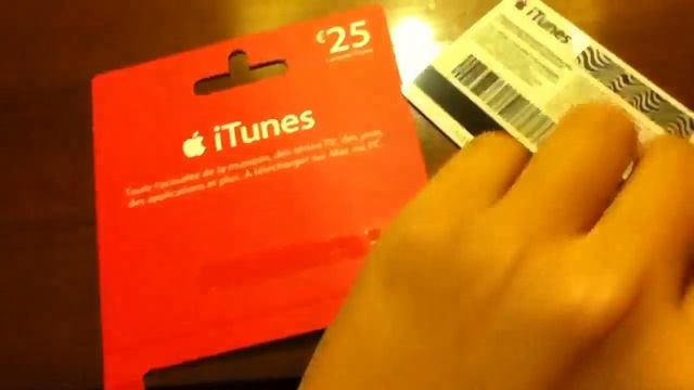 Déballage d'une carte iTunes смотреть онлайн