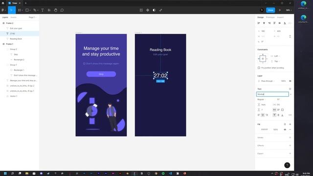 Timer App UI Design | Website UI Design Tutorial 2022 | Learn UI UX Designing In Adobe XD смотреть онлайн