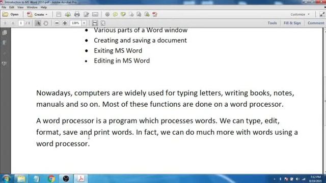 Introduction to MS Word 2010 смотреть онлайн