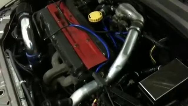 Vectra with a Saab Turbo engine test run 1 смотреть онлайн