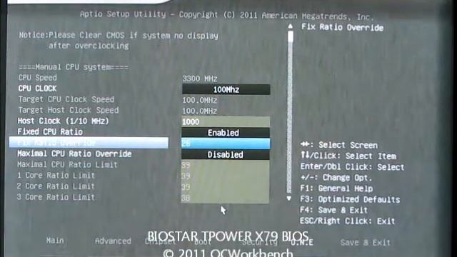 BIOSTAR TPOWER X79 BIOS @ OCWORKBENCH смотреть онлайн