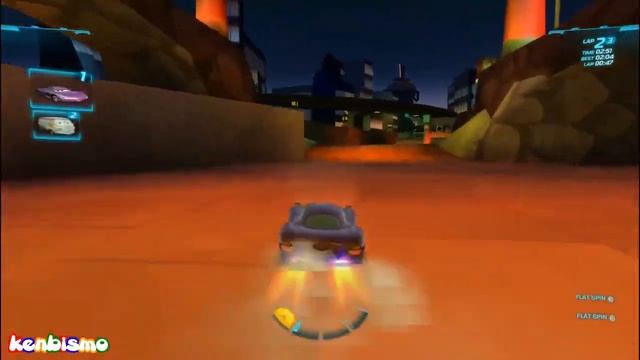 Holley Shiftwell race at Imperial Tour, Cars 2 The Video Game PC Gameplay смотреть онлайн