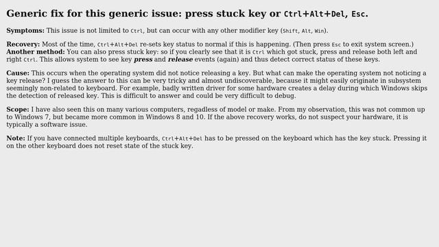 Control key acts as if it is stuck periodically (3 Solutions!!) смотреть онлайн