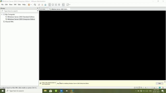 Installation of Windows Server 2003 in VMWare смотреть онлайн