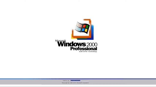 Windows 2000 Big Display Edition Startup смотреть онлайн
