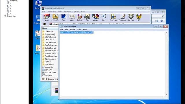 Hướng dẫn cài đặt phần mềm giải nén Winrar full,font,unikey,office 2007, active windows смотреть онлайн