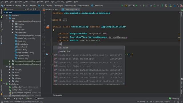 Shopping App in Android Studio Tutorial 23 - Cart Activity - Android eCommerce App Tutorial смотреть онлайн