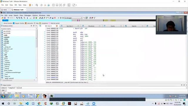 LAB 8 Demo.exe sử dụng IDA Pro смотреть онлайн