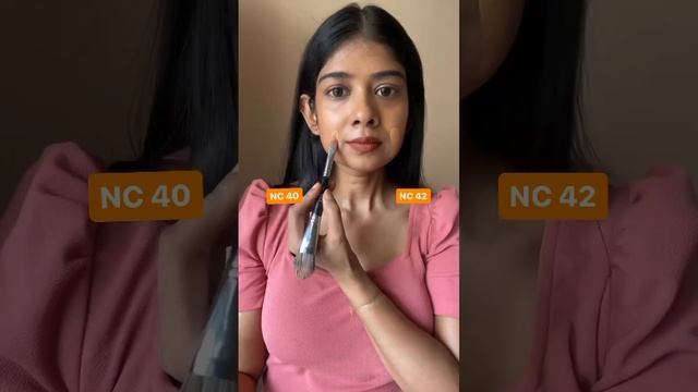 Comparing MAC Cosmetics Studio Fix Foundation shades NC 40 vs NC 42 on Medium Tan Skintone смотреть онлайн