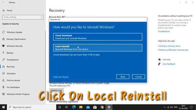 Reset PC In Windows 10 ||2020|| 100% Working смотреть онлайн