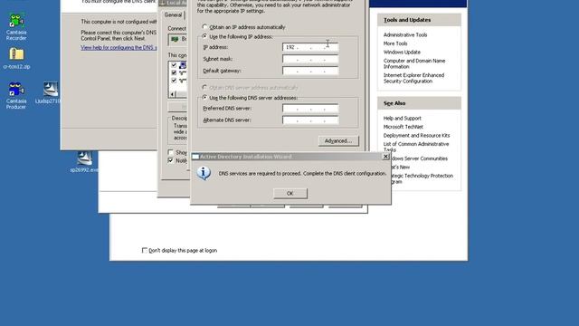 Installation av Active Directory och DNS på Windows Server 2003 Av Victor Del1 смотреть онлайн