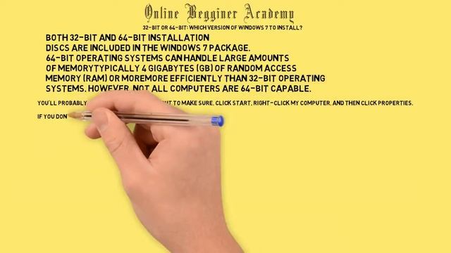 32 bit Or 64 bit Which Version Of Windows 7 To Install 1 смотреть онлайн