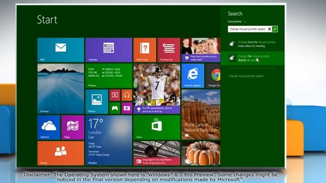 How to change the speed of mouse pointer in Windows® 8.1 смотреть онлайн