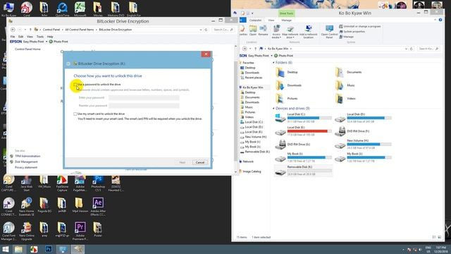Bitlocker Drive Encryption ပြုလုပ်နည်းသင်ခန်းစာ | Windows Myanmar Lesson смотреть онлайн