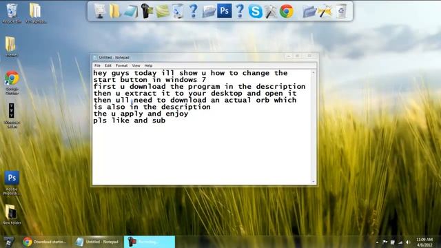 how to change the start button in windows 7 смотреть онлайн
