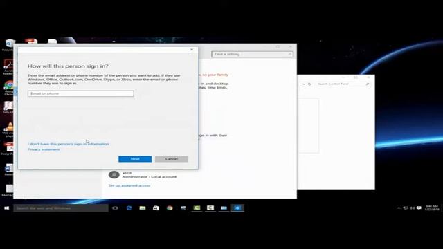 How to Create a new user in WINDOWS 10 смотреть онлайн