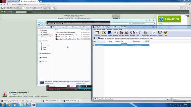 Tutorial zum Installieren von Themes unter Windows 7 смотреть онлайн