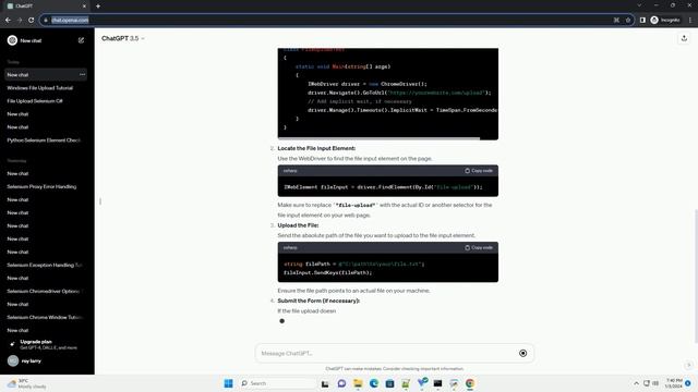windows file upload in selenium c смотреть онлайн