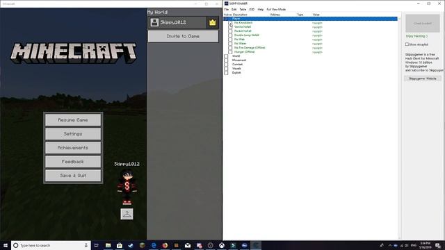 Minecraft/windows 10/Bedrock/Hacks/ смотреть онлайн