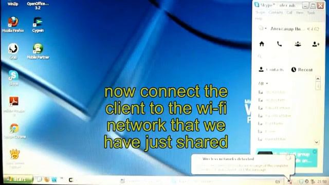 SHARE Wi Fi HOTSPOT in Windows XP смотреть онлайн
