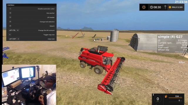 FARM SIM 17/OBS TESTING/TALKING TO SUBS/WELKER FARMS INC смотреть онлайн