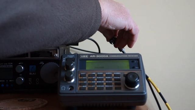 AR-3000A AOR receiver test смотреть онлайн