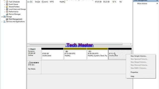 How to create Partition on Windows 7 | Partition Hard Drives HINDI/URDU смотреть онлайн