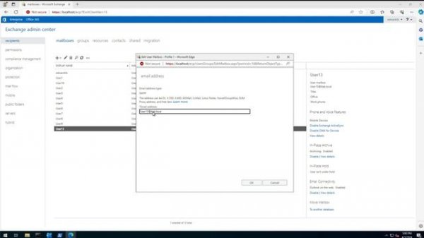Walking through the Exchange Admin Center in Exchange 2019 [Part 1]