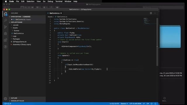 How to make 2D Flappy Game from scratch with Unity in Hindi | Tutorial Lesson-2 | Prasenjit Kumar смотреть онлайн