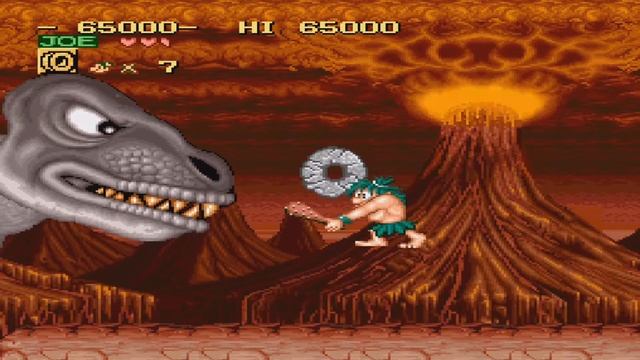 Joe & Mac - Caveman Ninja - Full Game 100% Walkthrough | Longplay - SNES смотреть онлайн