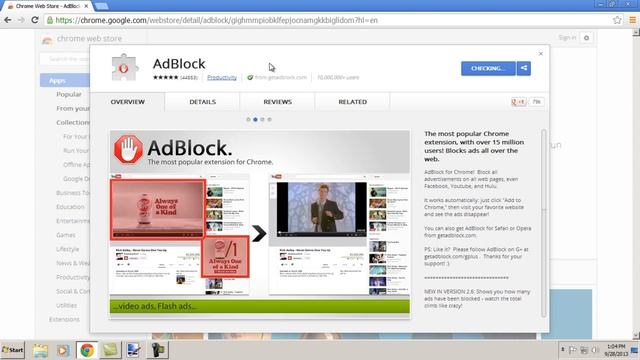 Chrome and Adblock смотреть онлайн